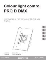 Sentiotec Colour light control PRO D DMX User manual