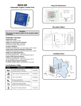 Kutai electronics GCU-20 Owner's manual
