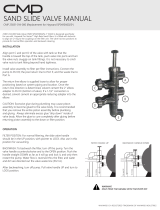 CMP 25831-014-000 Sand Filter Slide Valve Operating instructions