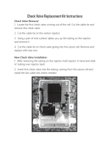 CMP Del Ozone Spa Check Valve Owner's manual