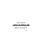 Johannus Opus 20 User manual