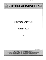 Johannus PRESTIGE 30 User manual