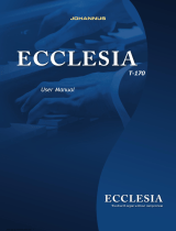 Johannus Ecclesia T170 User manual