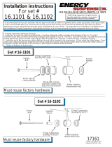 Energy Suspension 16.1101G16.1101G Operating instructions