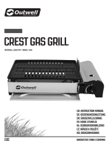 Outwell Crest Gas Grill Operating instructions