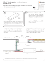luminii RGBW-SR Installation guide