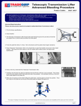 TradeQuip Professional 2002T Telescopic Transmission Lifter User manual
