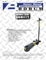 Borum Industrial BTJ204060TA Owner's manual