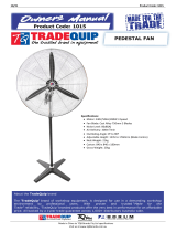 TradeQuip1015 Pedestal Fan