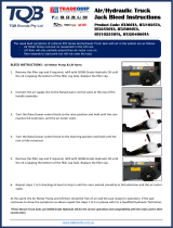 Borum Industrial BTJ204060TA Bleed Instructions