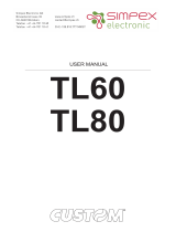 CUSTOM TL60 User manual