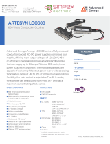 Artesyn LCC600-12U-9P Technical Reference