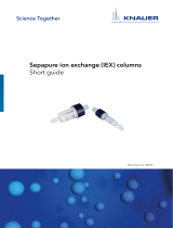 Knauer Sepapure ion exchange Short Guide