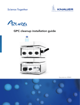 Knauer AZURA GPC Cleanup System Installation guide