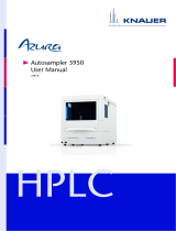 Knauer AZURA Autosampler 3950 User manual