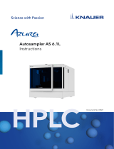 Knauer AZURA Autosampler AS 6.1L Operating instructions