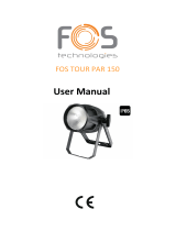 FOS technology Tour Par 150 Weatherproof Par User manual