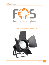 FOS Technologies PAR COB 200W LED TW User manual