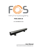 FOS Technologies Pixel Bar IP65 User manual