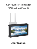 FOS F5Pro 5.5 inch V2 4K HDMI IPS Touchscreen Monitor User manual