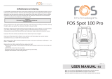 FOS Spot 100W PRO User manual