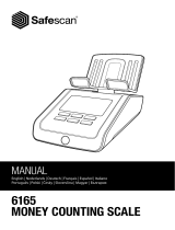 Safescan 6165 Owner's manual