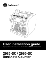 Safescan 2985-SX / 2995-SX Owner's manual