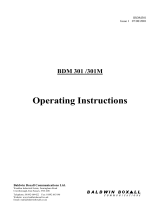 Baldwin Boxall BDM301 Operating instructions