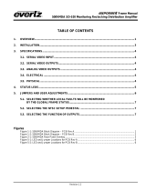 evertz 500VMDA User manual