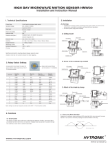 Hytronik IP65 High Bay HF Sensor HMW30 User manual