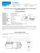 Hytronik HC028V/RF RF Motion Sensor User manual