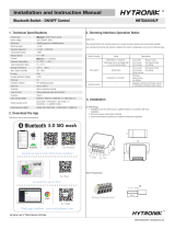 Hytronik HBTD8200S Bluetooth Switch On/Off Control User manual