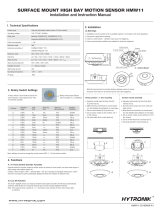 Hytronik HMW11 IP42 High Bay HF Sensor User manual