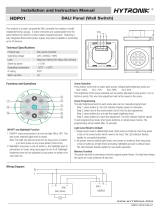 Hytronik HDP01 DALI Panel User manual