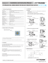 Hytronik HIM39/RF IP65 High Bay Sensor User manual