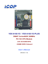 Icop VSX-6150-V2-PLUS User manual