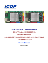 Icop VDX2-6518 Owner's manual