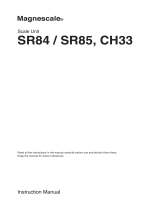 Magnescale SR84 Owner's manual