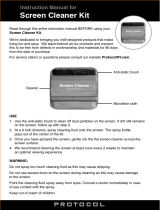 Protocol 1352-2A iPad Screen Cleaner User manual