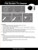 Protocol 1352 Flat Screen TV Cleaner User manual