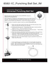 Protocol 8582-1C Punching Ball Set User manual