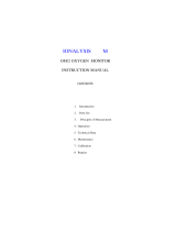 Ionalysis OM2 Purge Monitor User manual