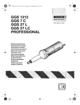 Bosch GGS 27 L Mini Collet Grinder User manual