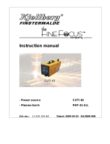 Kjellberg CUTi 40 Hand Plasma Cutting Inverter User manual