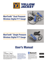 Yellow Jacket ManTooth® Single Pressure Wireless Digital P/T Gauge User guide