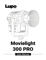 Lupo MOVIELIGHT 300 DUAL COLOR PRO User manual