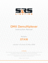 SRS DTA16-3 DMX to Analog converter 0-10V Owner's manual