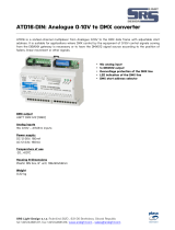 SRS ATD16-DIN Analog 0-10V to DMX converter, 16 ch Owner's manual