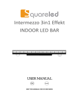 Squareled Intermezzo - 3in1 Effect LED Bar User manual