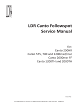 LDR Reflector Boro-Glassmirror ø68mm R40 Canto1200 User manual